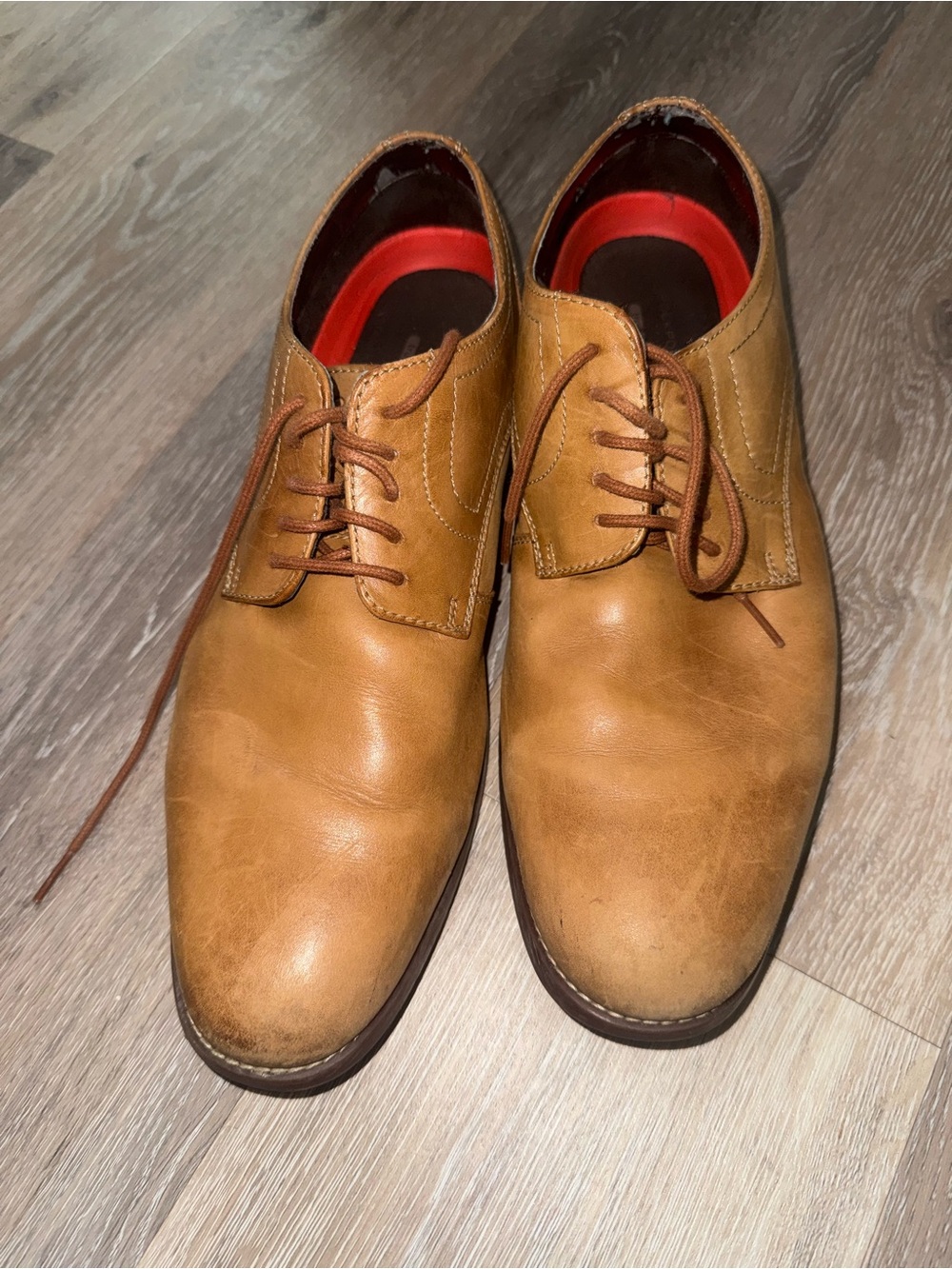 Men's Tan Leather Shoes